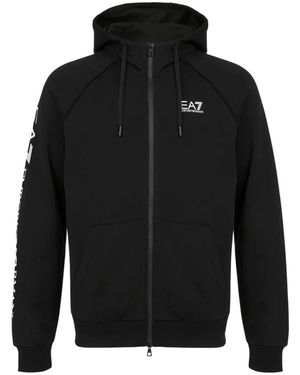 EA7 Zip-Throughs - Negro
