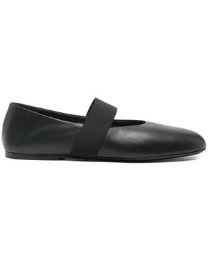 Co. Elastische Ballerina Flat - Zwart