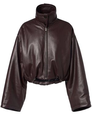 Alaïa Collar Jacket - Braun