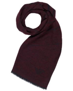 Emporio Armani Rode Herenmode Sjaal - Rood