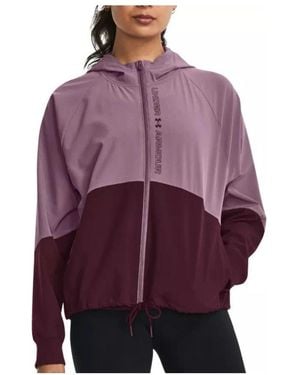Under Armour Jassen ,Veelkleurig ,Leer Getailleerde Klassieke Blazer - Paars