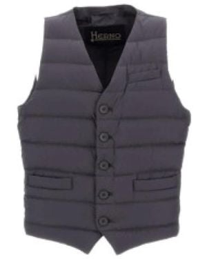 Herno Jassen ,Grijs ,Vests - Blauw
