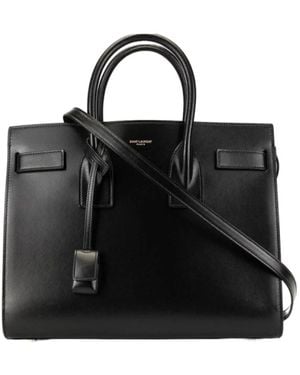 Saint Laurent Tote Bags - Black