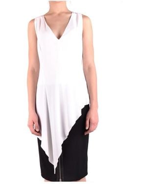 Dondup Sleeveless Tops - Blanco