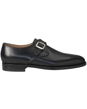 Kiton Dress Schuhe Classic Solid 100% Handmade - Schwarz