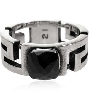 Versace Greca Ring - Mettallic