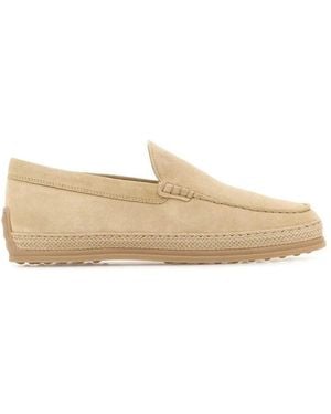 Tod's 'Pantofola' Loafers - Natural