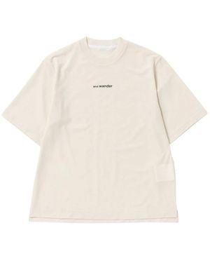 and wander Dry Mesh T-Shirt - Natur