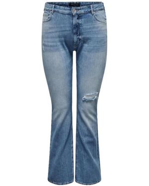 Only Carmakoma Boot-Cut Jeans - Blue