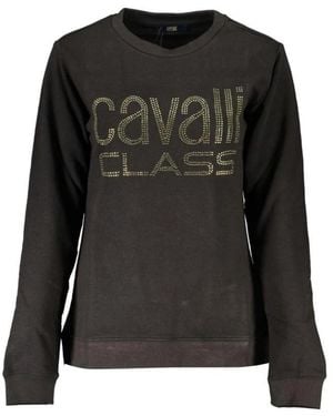 Roberto Cavalli Crew Neck Sweatshirt - Zwart