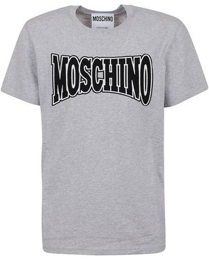 Moschino Seasonal logo tshirt - Gris