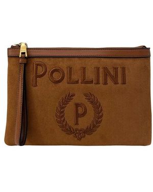 Pollini Clutches - Marrone