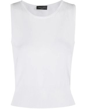 Roberto Collina Sleeveless Tops - Wit