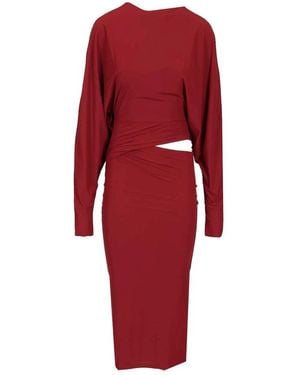 Amazuìn Midi Dresses - Rojo