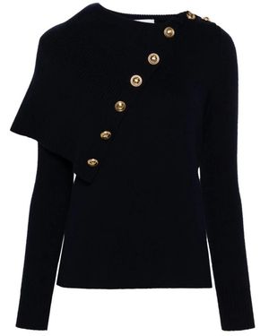 Rabanne Round-Neck Knitwear - Black