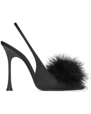 Saint Laurent Court Shoes - Black