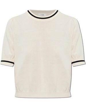 FRAME Round-Neck Knitwear - Neutro
