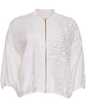 Maicazz Jassen ,Wit ,Tiara Jacket