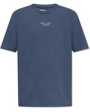 Samsøe & Samsøe T-Shirts - Bleu