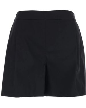 Plain Casual Shorts - Negro