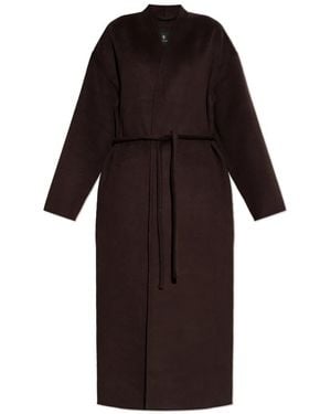 Anine Bing Belted Coats - Black