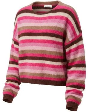 Amélie & Amélie Round-Neck Knitwear - Red
