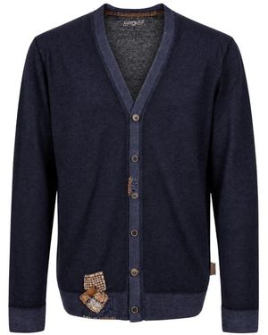 Bob Truien & Vesten ,Blauw ,Wol Mendoza Cardigan