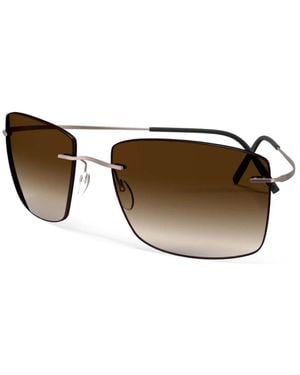 Silhouette Sunglasses - Marrone