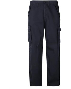 Burberry Straight Trousers - Blue