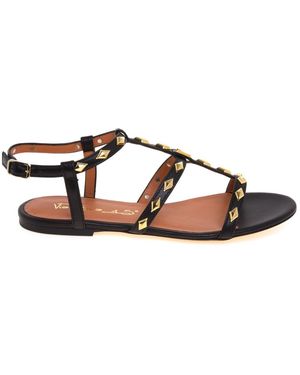 Via Roma 15 Flat Sandals - Brown