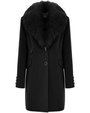Kocca Single-Breasted Coats - Black