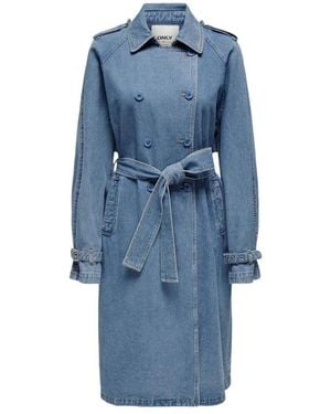 ONLY Trench Coats - Blue