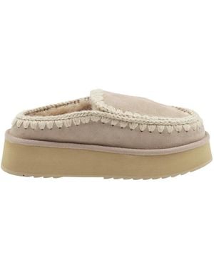 Mou Eskimo Platform Clog - Braun