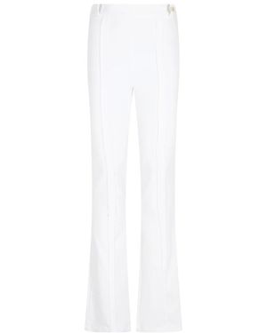 Elisabetta Franchi Wide Trousers - Bianco