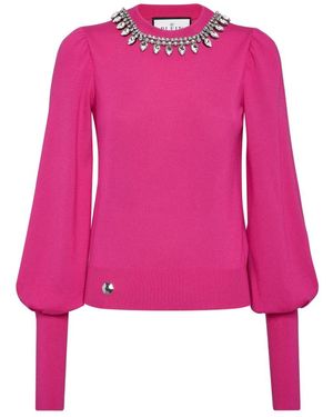 Philipp Plein Round-Neck Knitwear - Rosa