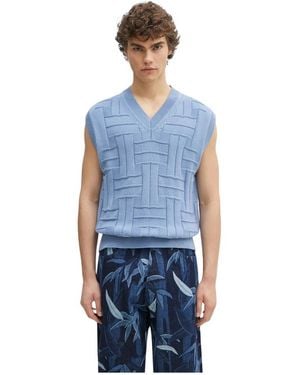 KENZO Weave Vest - Blauw