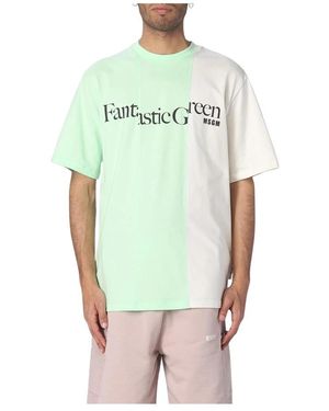 MSGM T-Shirts - Green