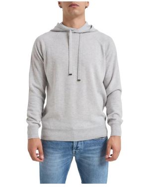 Kangra Maglia Con Cappuccio - Grau