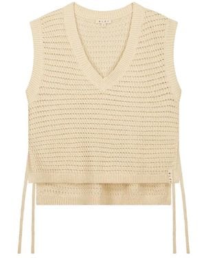OLAF HUSSEIN V-Neck Knitwear - Neutro