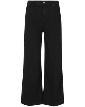 PAIGE Wide Jeans - Zwart