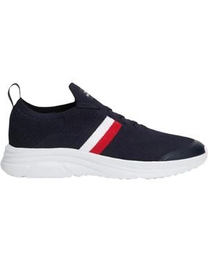 Tommy Hilfiger Bequeme Sneakers Für Männer Und Frauen - Blau