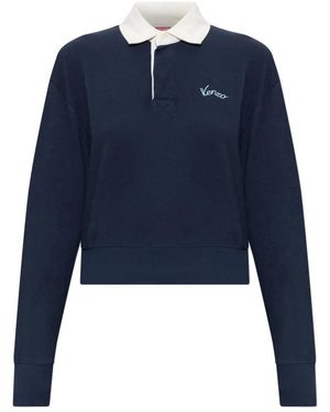 KENZO Polo Shirts - Blu