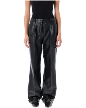 THE GARMENT Leather Trousers - Nero