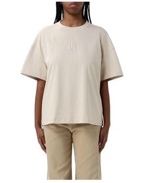 ARMANI EXCHANGE T-Shirts - Natural