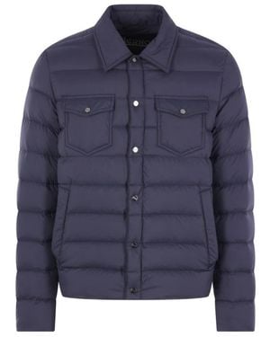 Herno Jassen ,Blauw ,Polyester Gewatteerd Donsjack