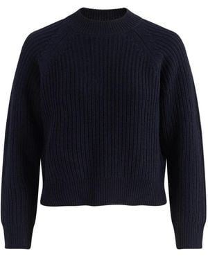 Alpha Studio Truien & Vesten ,Blauw ,Girocollo Raglan