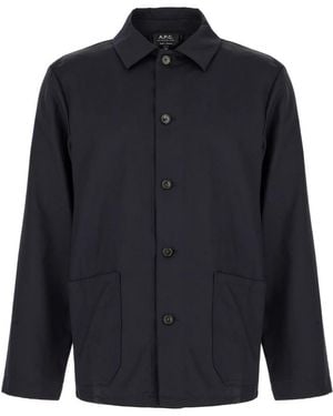 A.P.C. Light Jackets - Blue