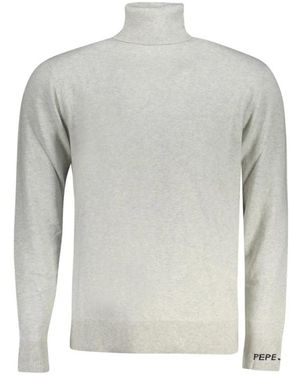 Pepe Jeans Grigio Cotton Sweater - Grijs