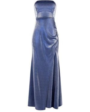 Rinascimento Kleedjes ,Blauw ,Abito Lurex