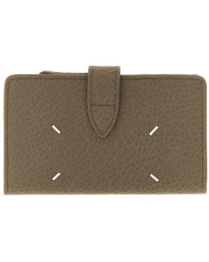 Maison Margiela Four Stitches Bicolour Wallet - Braun